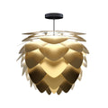 UMAGE Aluvia Medium pendant light, brass-coloured, Ø 23.3 in