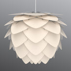 UMAGE Aluvia Medium pendant light, cream, Ø 23.3 in