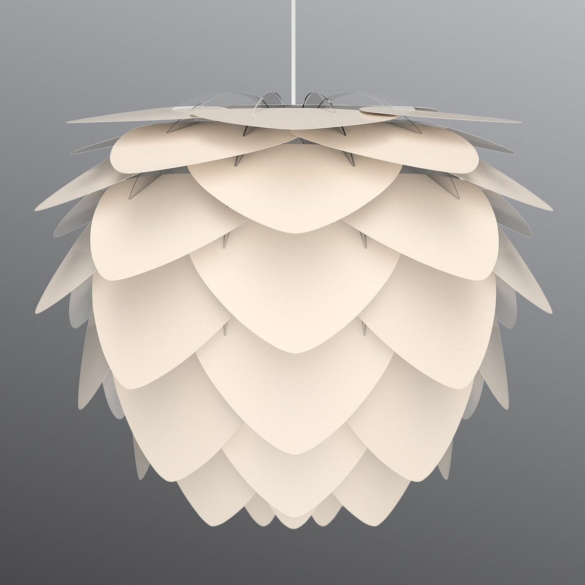 UMAGE Aluvia Medium pendant light, cream, Ø 23.3 in