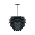 UMAGE Aluvia Medium pendant light, anthracite, Ø 23.3 in
