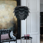 UMAGE Aluvia Medium pendant light, anthracite, Ø 23.3 in