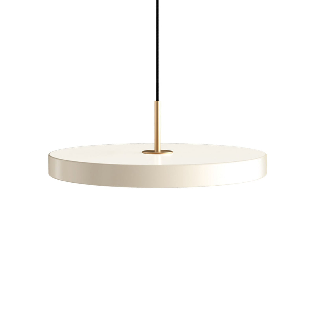 UMAGE Asteria LED pendant light, cream, Ø 16.9 in