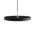 UMAGE Asteria LED pendant light, black, Ø 16.9 in