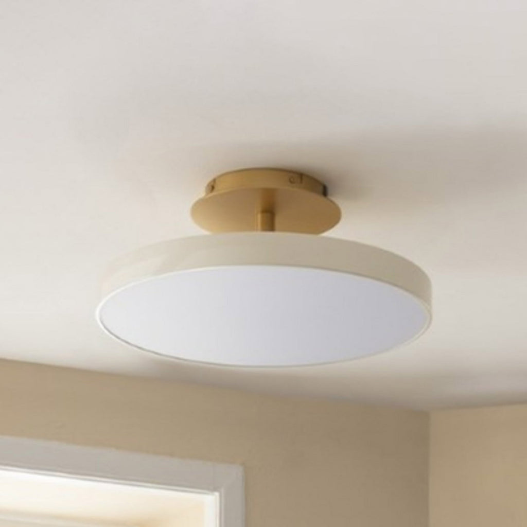 Asteria UP Medium 17" Cream LED Ceiling Light