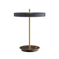 UMAGE Asteria LED table lamp, anthracite, height 16.3 in, with dimmer