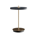 UMAGE Asteria Move Portable Rechargeable Table Lamp, anthracite, 12 in