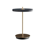 UMAGE Asteria Move Portable Rechargeable Table Lamp, anthracite, 12 in