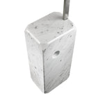 FLOS Arco LED floor lamp, marble base, stainless steel, aluminium, 2,700K