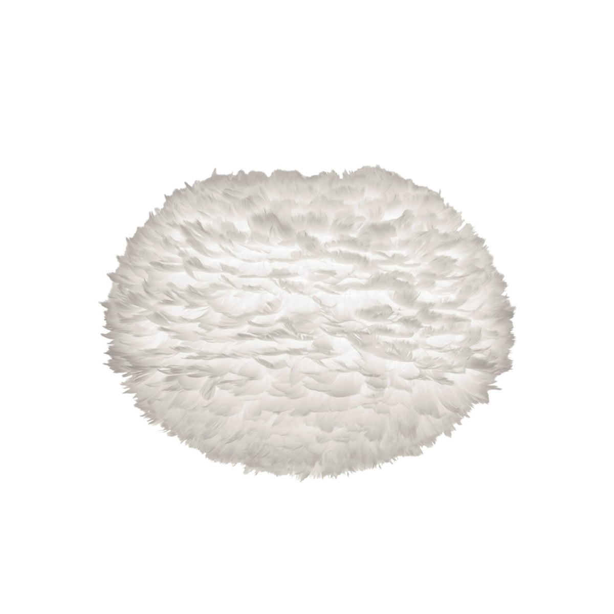UMAGE Eos Large hanging light, white, Ø 25.6 in, feathers