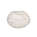 UMAGE Eos Large hanging light, white, Ø 25.6 in, feathers