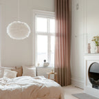 UMAGE Eos Large hanging light, white, Ø 25.6 in, feathers