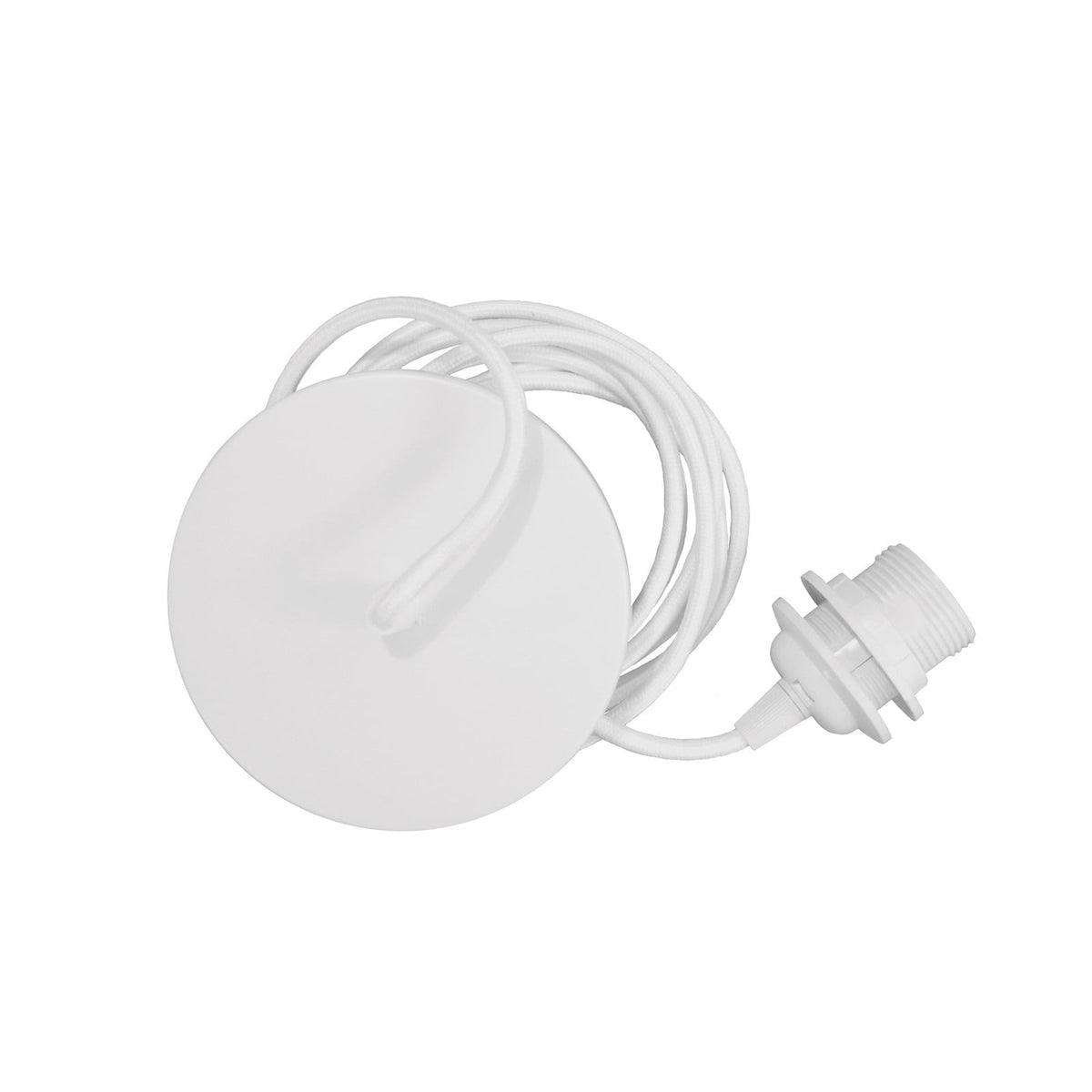 UMAGE Eos Large hanging light, light brown, Ø 25.6 in, feathers