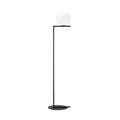 FLOS Ic F1 floor lamp, black, steel, glass, G9