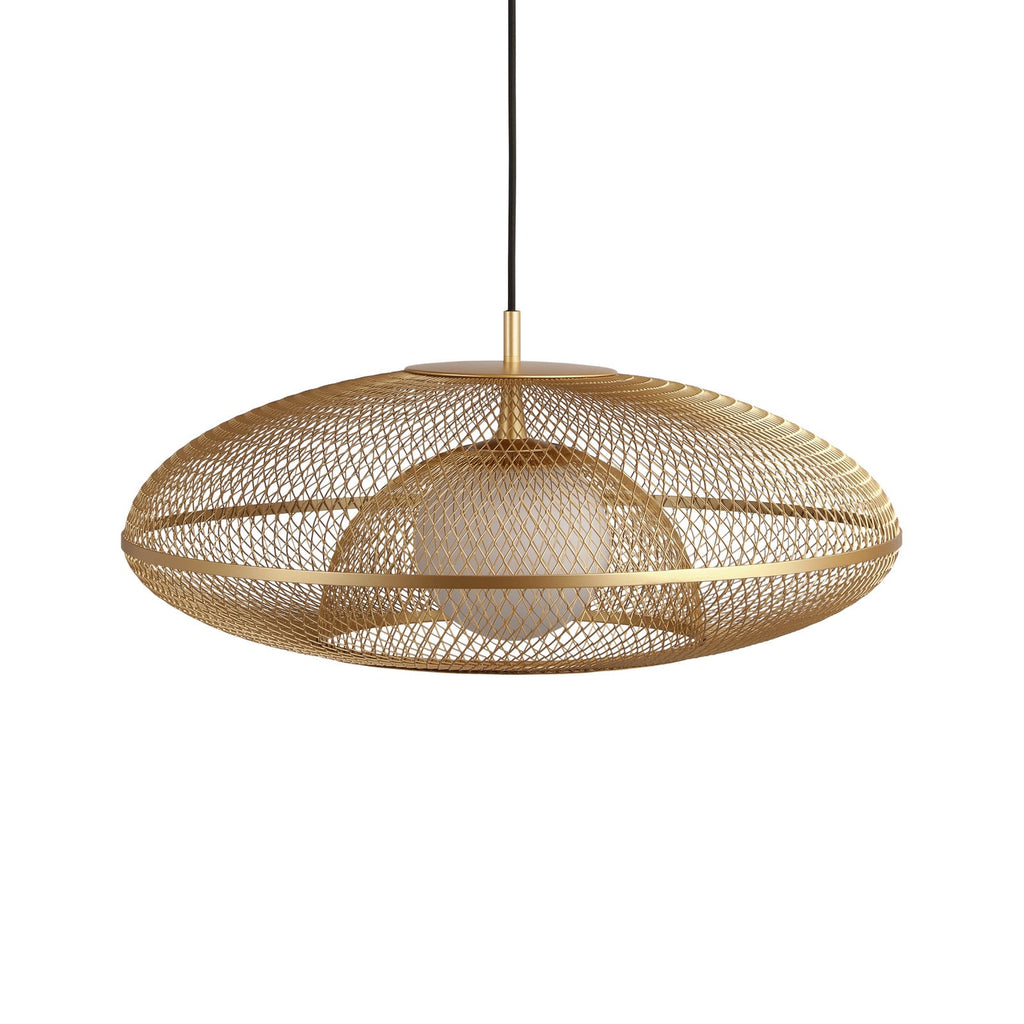 UMAGE Faraday Large hanging light, Ø 24 in, brass-coloured