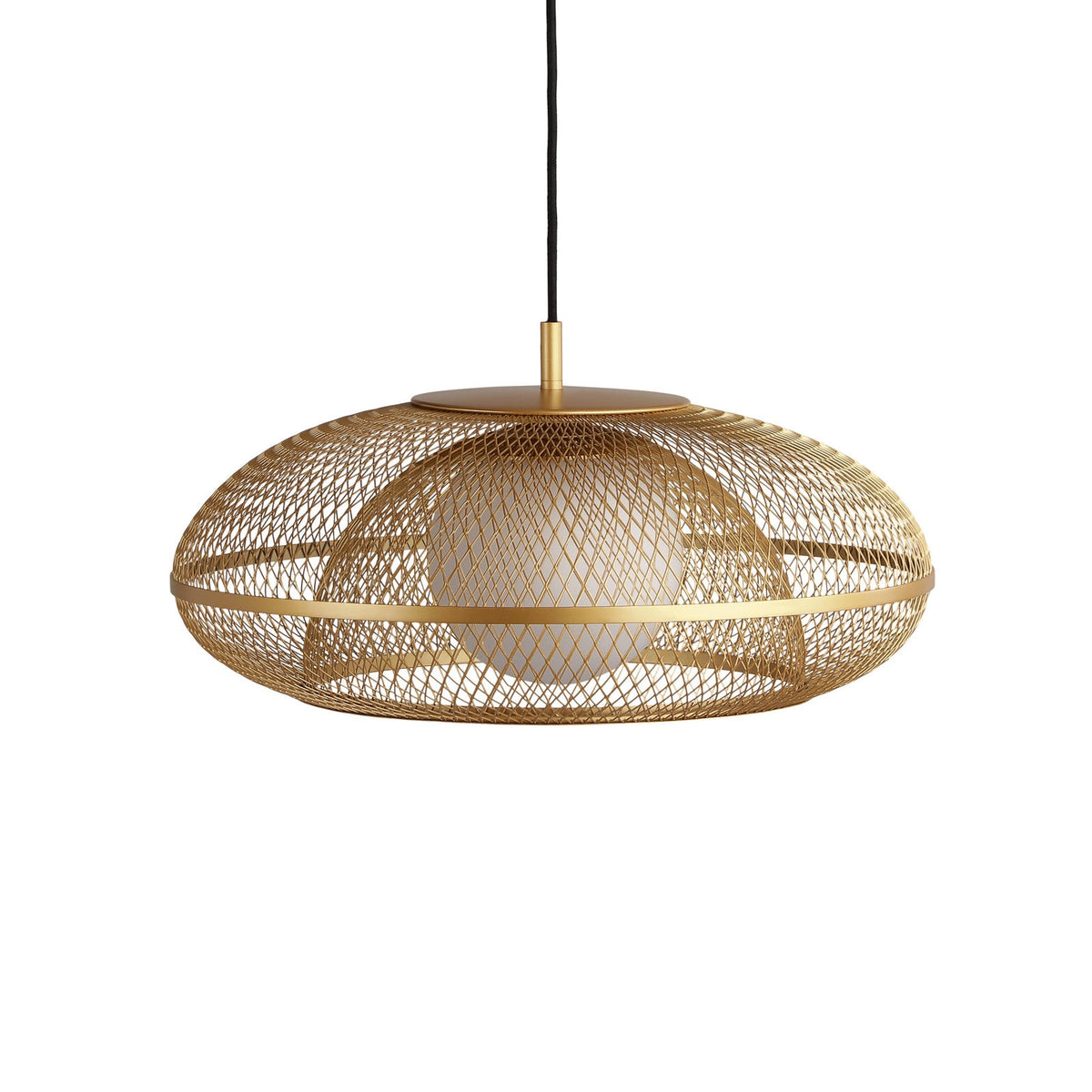 UMAGE Faraday Medium hanging light, Ø 18 in, brass-coloured
