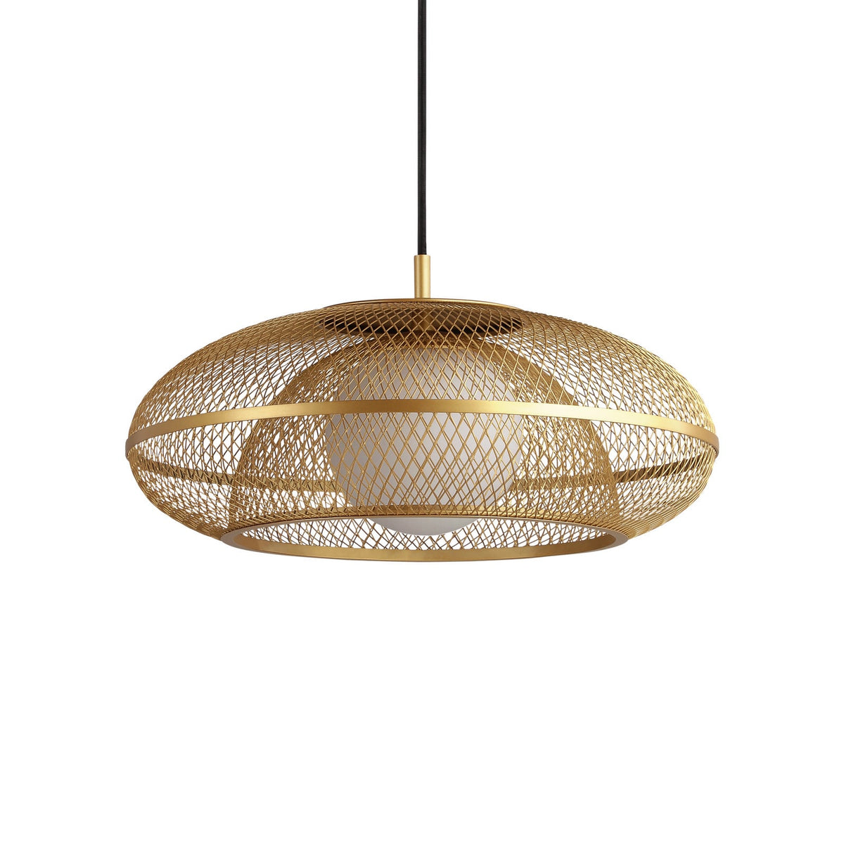UMAGE Faraday Medium hanging light, Ø 18 in, brass-coloured