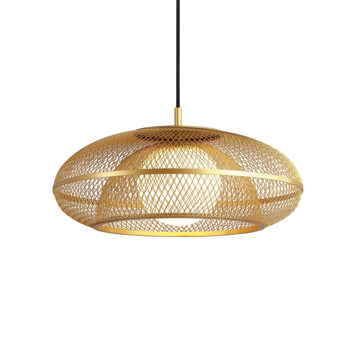 UMAGE Faraday Medium hanging light, Ø 18 in, brass-coloured