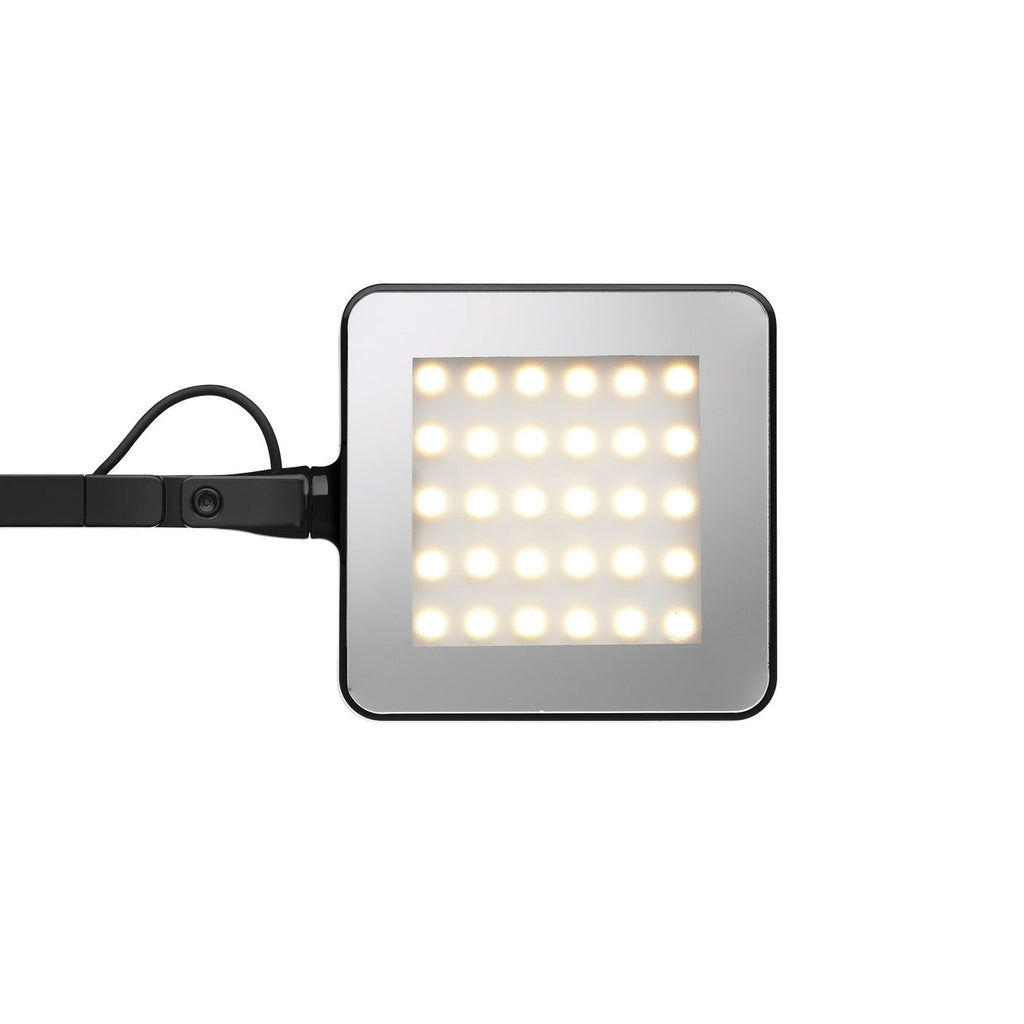 FLOS Kelvin LED table lamp, black, aluminium, 3000 K