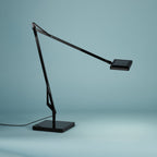 FLOS Kelvin LED table lamp, black, aluminium, 3000 K