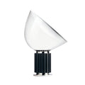 FLOS Taccia LED table lamp, black, aluminium, glass, 2700 K