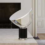 FLOS Taccia LED table lamp, black, aluminium, glass, 2700 K