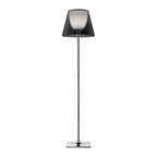 FLOS Ktribe F2 floor lamp, chrome/smoke, aluminium, plastic, E26