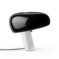 FLOS Snoopy table lamp, black, glass, aluminium, height 36.9 cm