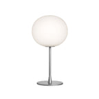 FLOS Glo-Ball T1 table lamp, silver/white, E26, height 60 cm