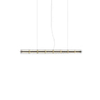 FLOS Luce Cilindrica LED pendant light, glass, 2,700 K