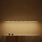 FLOS Luce Cilindrica LED pendant light, glass, 2,700 K
