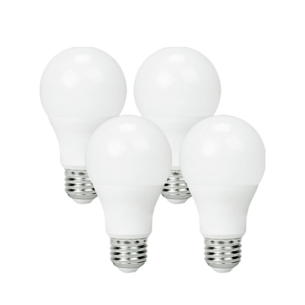 E26 A19 LED bulb, 9 W, 800 lm, 2,700 K, set of 4