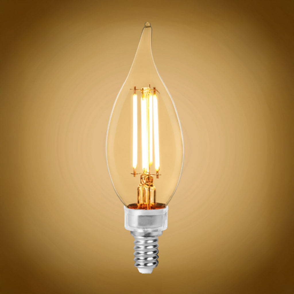 Windstoß E12 LED bulb, 4W, 400 lm, 2,700 K, filament