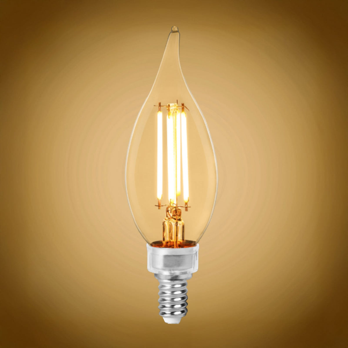 Windstoß E12 LED bulb, 4W, 400 lm, 2,700 K, filament