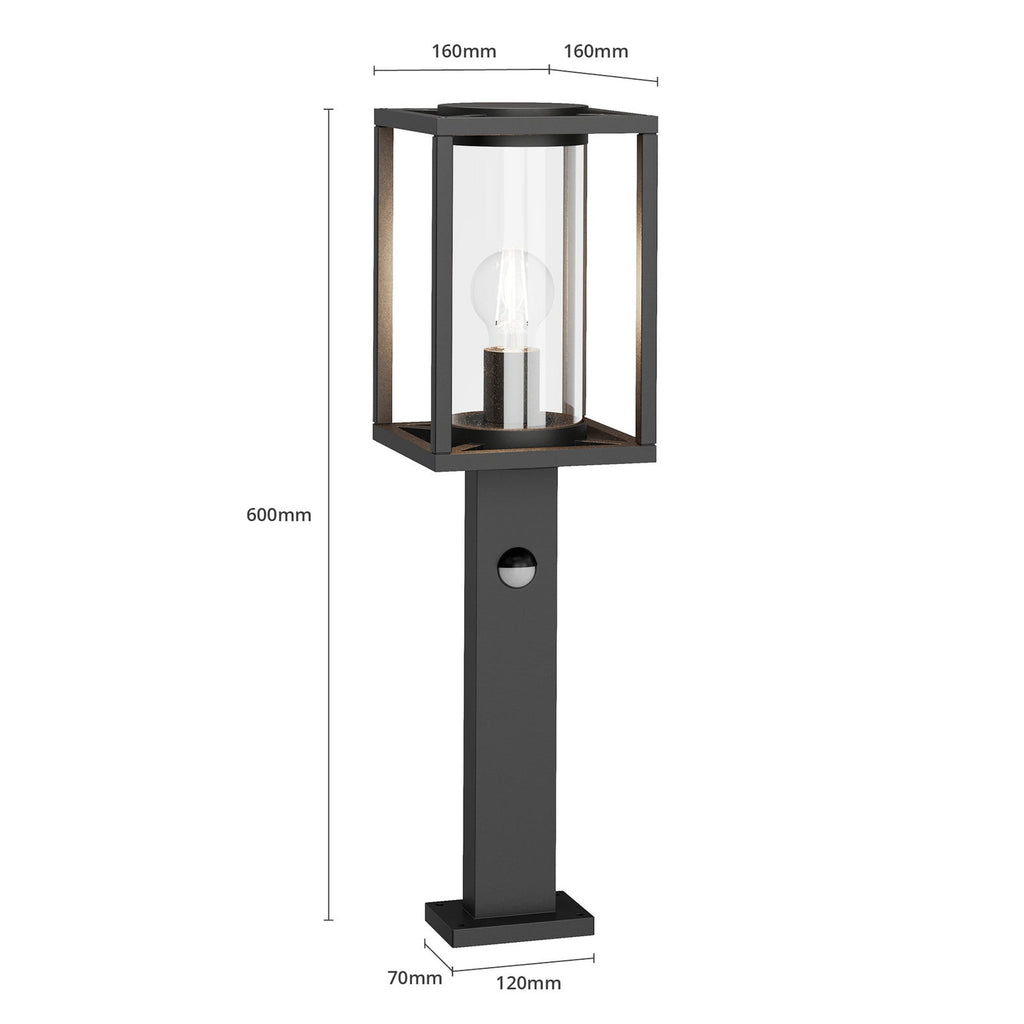 Ferda 23 3/4" Anthracite Sensor Path Light
