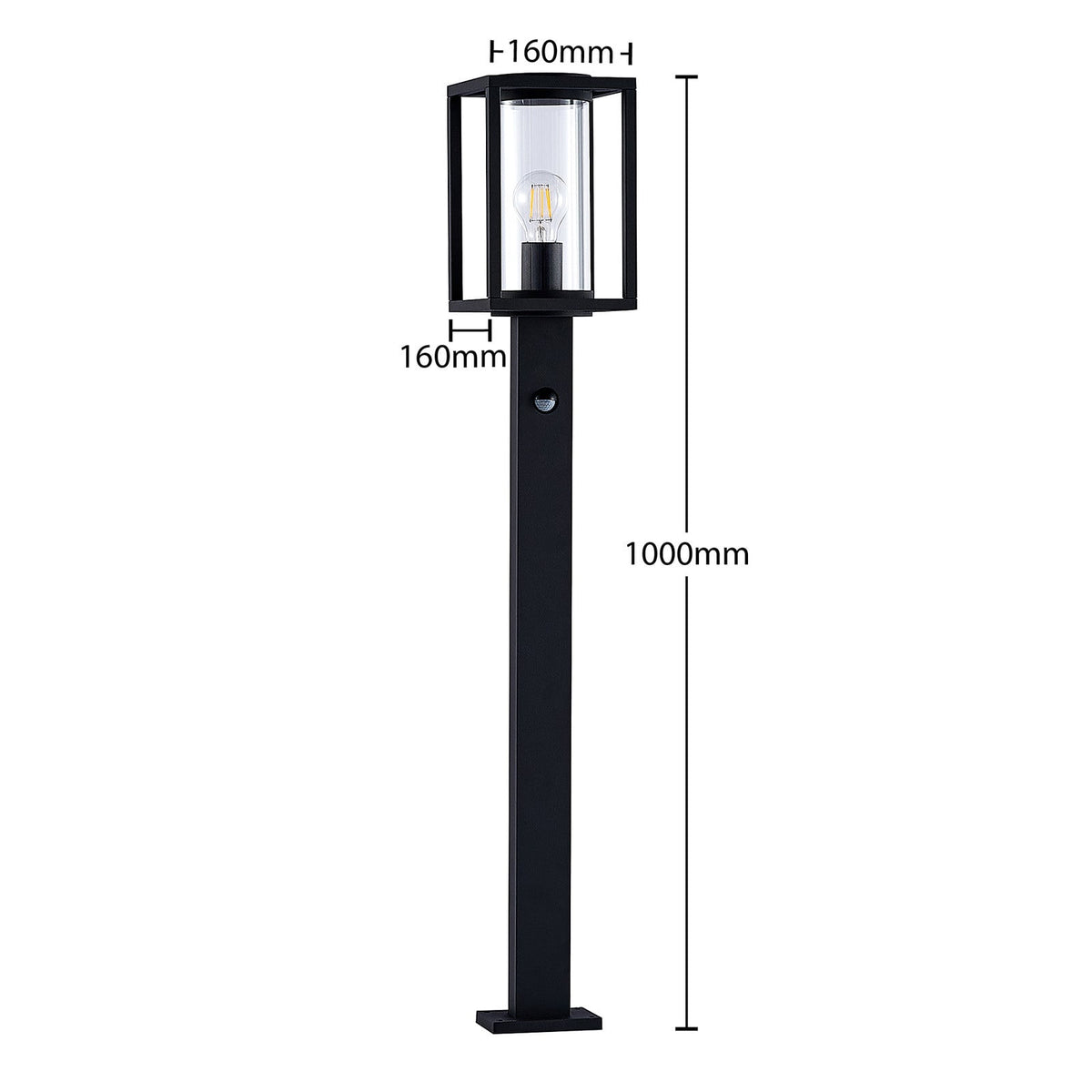 Ferda 39 1/2" Anthracite Sensor Path Light