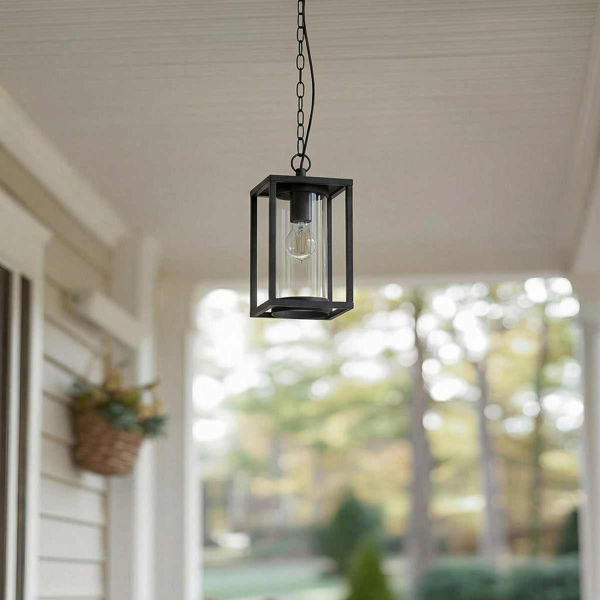 Ferda 6 1/2" Anthracite Outdoor Pendant Light