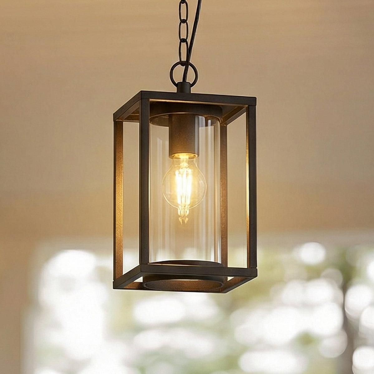 Ferda 6 1/2" Anthracite Outdoor Pendant Light