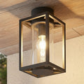 Ferda 6 1/2" Anthracite Outdoor Ceiling Light