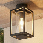 Ferda 6 1/2" Anthracite Outdoor Ceiling Light