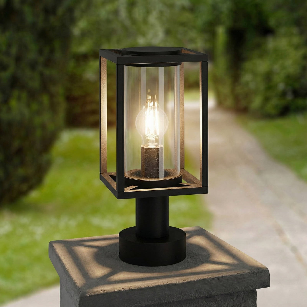 Ferda 14 1/2" Anthracite Base Lamp