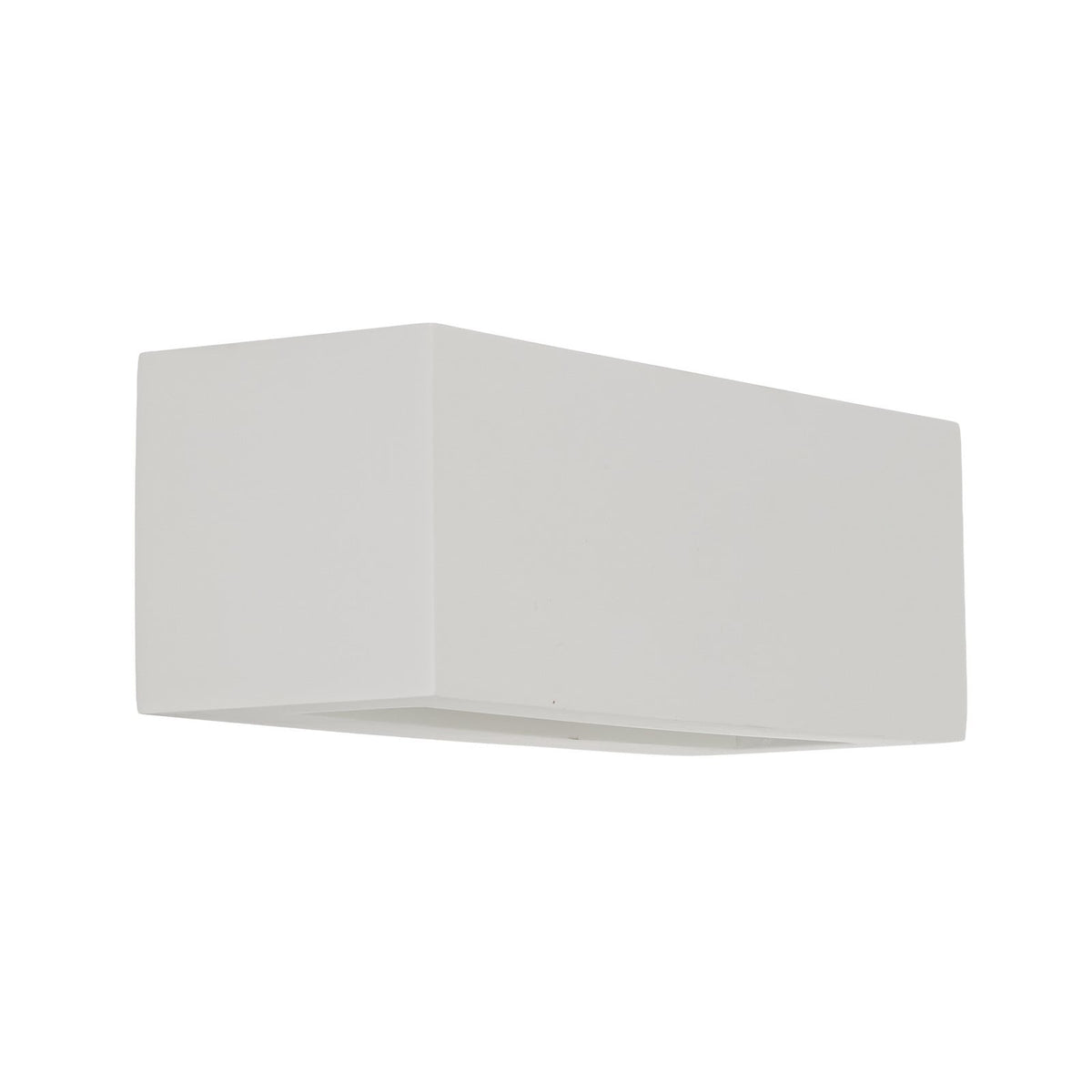 Tjada 8 1/2" White Plaster Wall Sconce