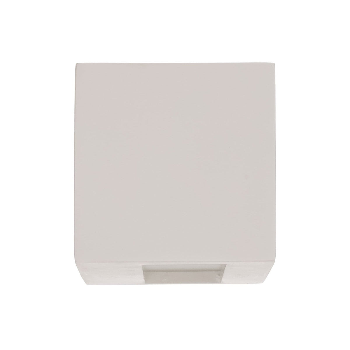 Tjada 8 1/2" White Plaster Wall Sconce