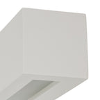 Tjada 8 1/2" White Plaster Wall Sconce