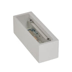 Tjada 8 1/2" White Plaster Wall Sconce