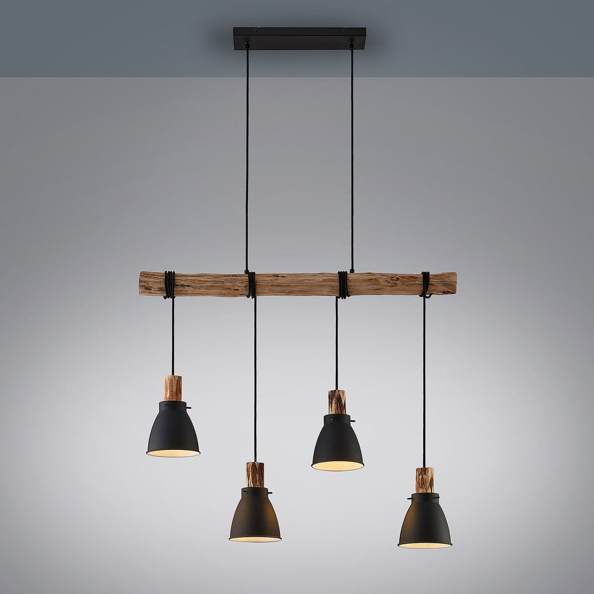 Trebale 35 3/4" Black Pendant Light