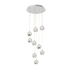 Hayley 15 3/4" Chrome Glass LED Pendant Light