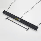 Tarjei 47 1/4" Black and Gold Pendant Light