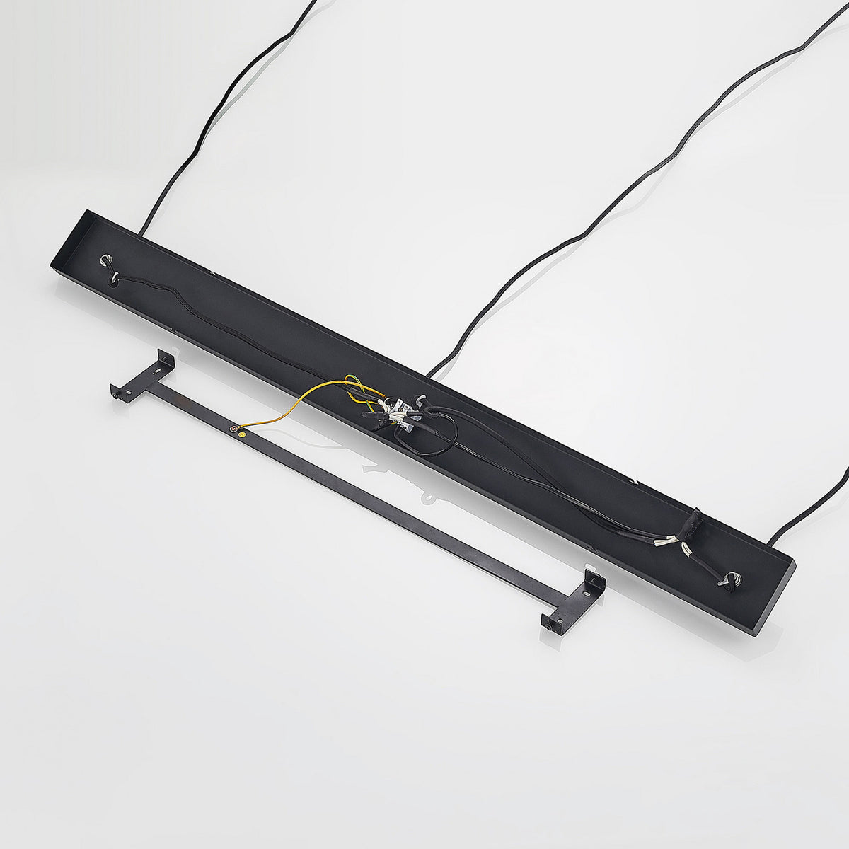 Tarjei 47 1/4" Black and Gold Pendant Light